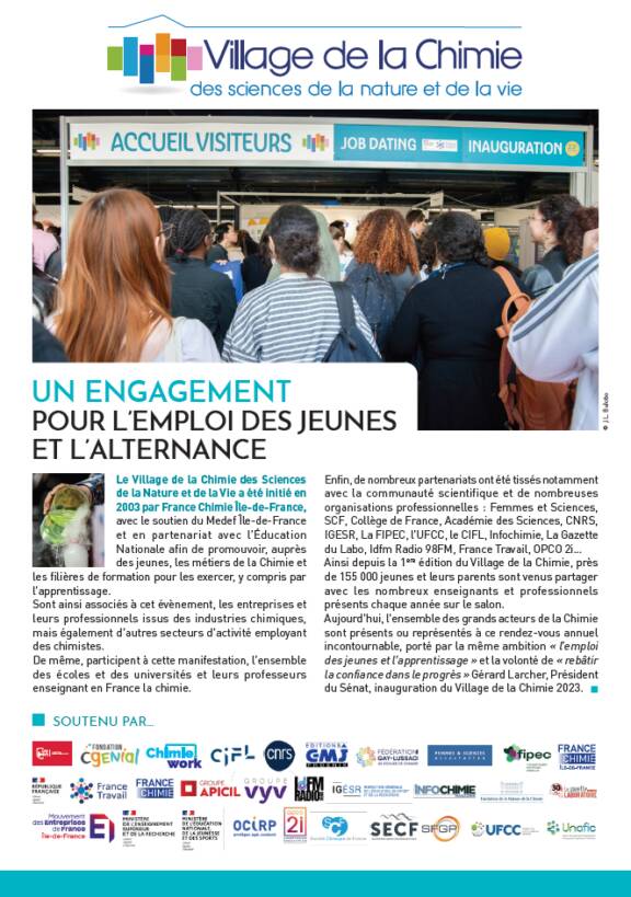 Chimie Verte : nouveaux défis, nouveaux métiers !